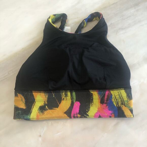 Lululemon Wunder Train Long Line Racerback Tank Top Undertone Black Multi sz 4 - Picture 5 of 6